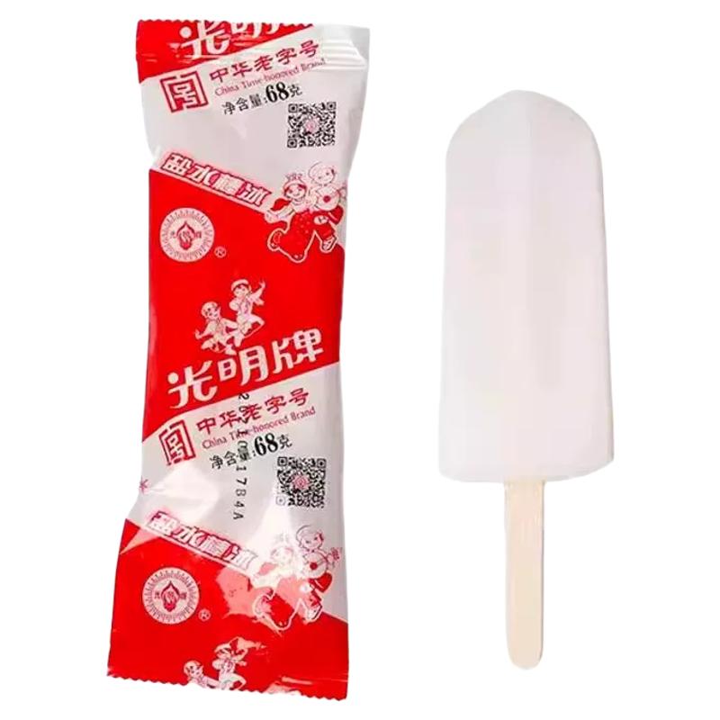 【26年日期】光明牌盐水棒冰雪糕高温消暑整箱36支经典老冰棍冰棒