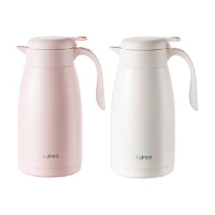 苏泊尔保温壶家用大容量学生宿舍保温暖水壶不锈钢开热水瓶便携式