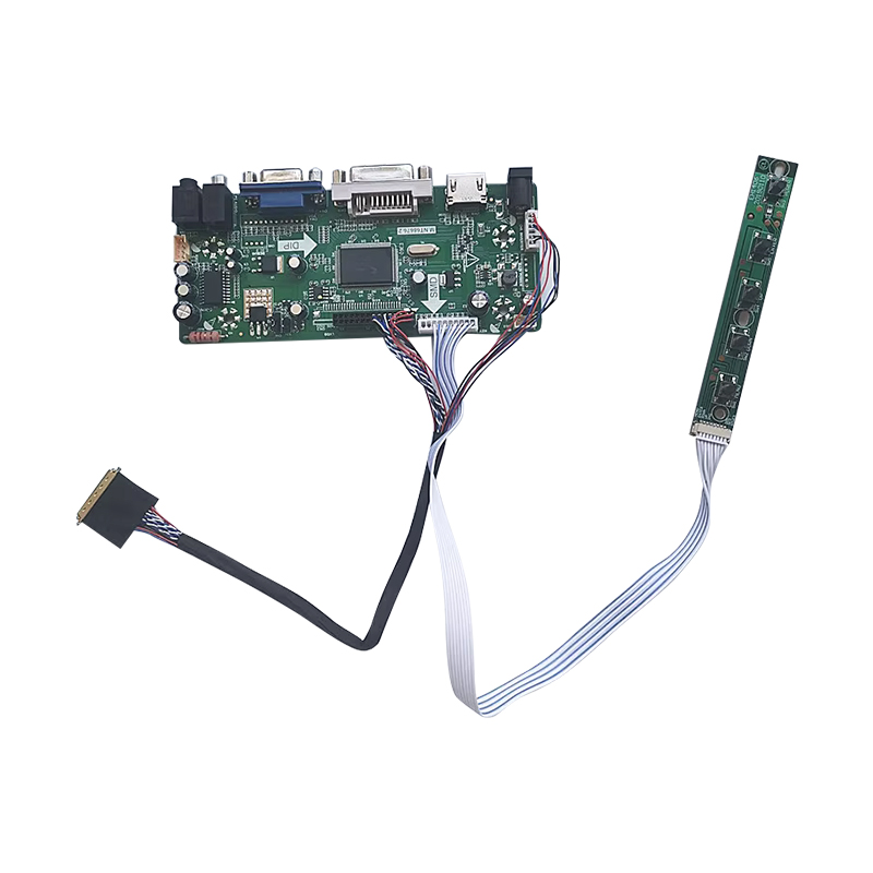 通用10-65寸液晶屏HDMI DVI VGA转LVDS驱动板DIY笔记本显示器套件