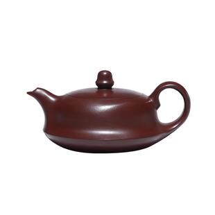 缘壶结社宜兴紫砂壶原矿朱泥曲壶手工紫泥紫砂茶具泡茶壶家用礼赠