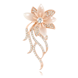 时尚胸针女开衫外套胸花披肩别针扣大气水晶韩国气质衣服高档配饰