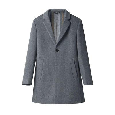 Artsdon/阿仕顿2025秋冬新款男士挺括保暖高端毛呢羊毛大衣外套潮