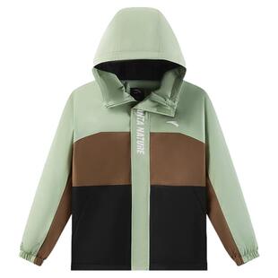 安踏儿童摇粒绒运动外套2025冬季新款男童保暖防水厚外套户外冬装