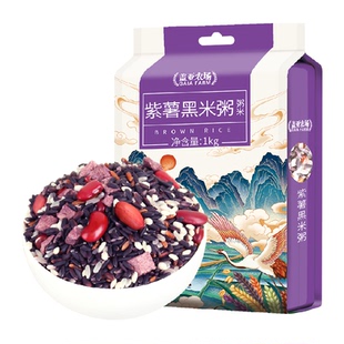 盖亚农场紫薯黑米粥1kg
