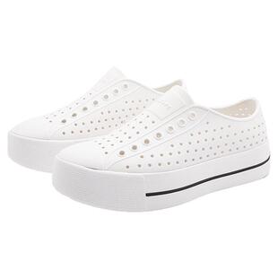 增高鞋 native洞洞鞋 新款厚底小白鞋女鞋凉鞋女款户外旅游休闲鞋