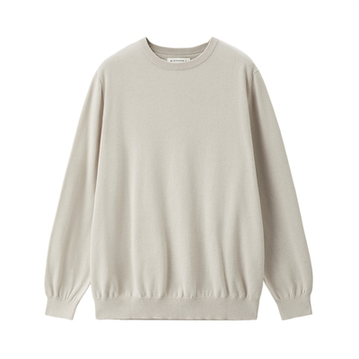 佐丹奴套头纯棉圆领纯色针织衫