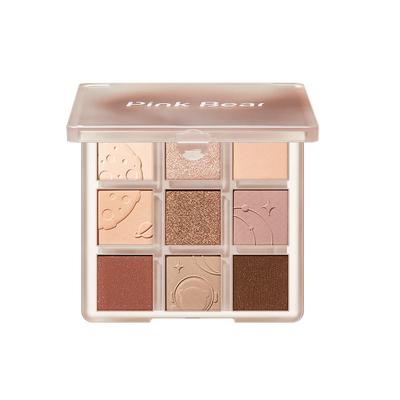 pinkbear皮可熊九色眼影盘燕麦云朵修容综合盘送女朋友生日礼物