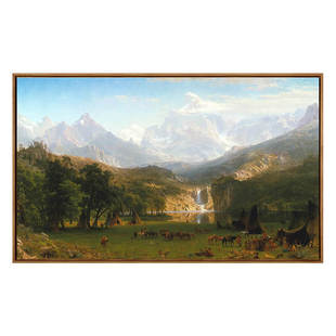 比尔史伯特-落基山脉版画客厅装饰画沙发电视背景墙挂画玄关壁画