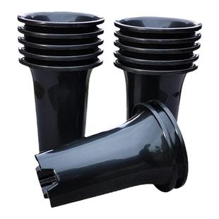 5/10个绿兰加厚塑料兰花专用盆高育苗花卉盆多肉兰草盆控根吊挂盆