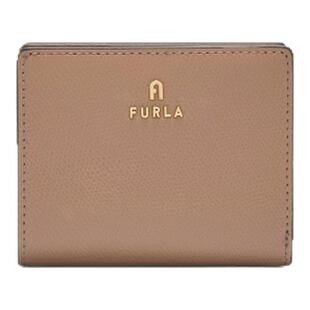 【春夏新品】FURLA芙拉CAMELIA牛皮小号女士短款双折钱包零钱包