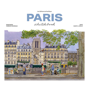 【现货】巴黎素描本(新版) Paris Sketchbook 英文原版建筑写生作品集 精装手绘绘本 Fabrice Moireau城市水彩笔记速写系列画册