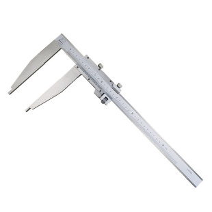 桂林加长量爪游标卡尺0-300-500-600mm精密量具单下爪不锈钢精准