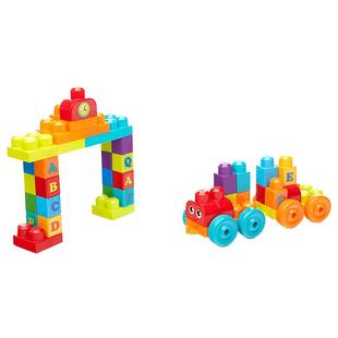 【自营】费雪美高大积木字母火车玩具音乐农场儿童益智大颗粒学习