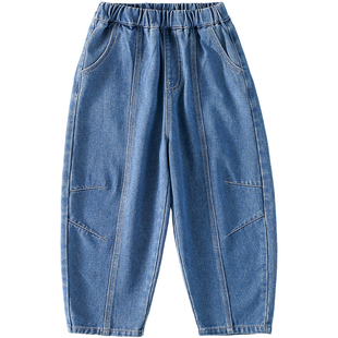 【耐磨】棉花堂童装男童牛仔裤儿童裤子春秋新款女童中大童长裤