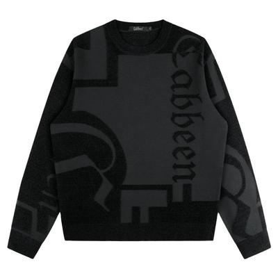 【LOGO提花】卡宾男装针织衫毛衣