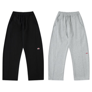 warmtrees树树脆脆乐园内里摇粒绒保暖卫裤加绒长裤男女2025新款