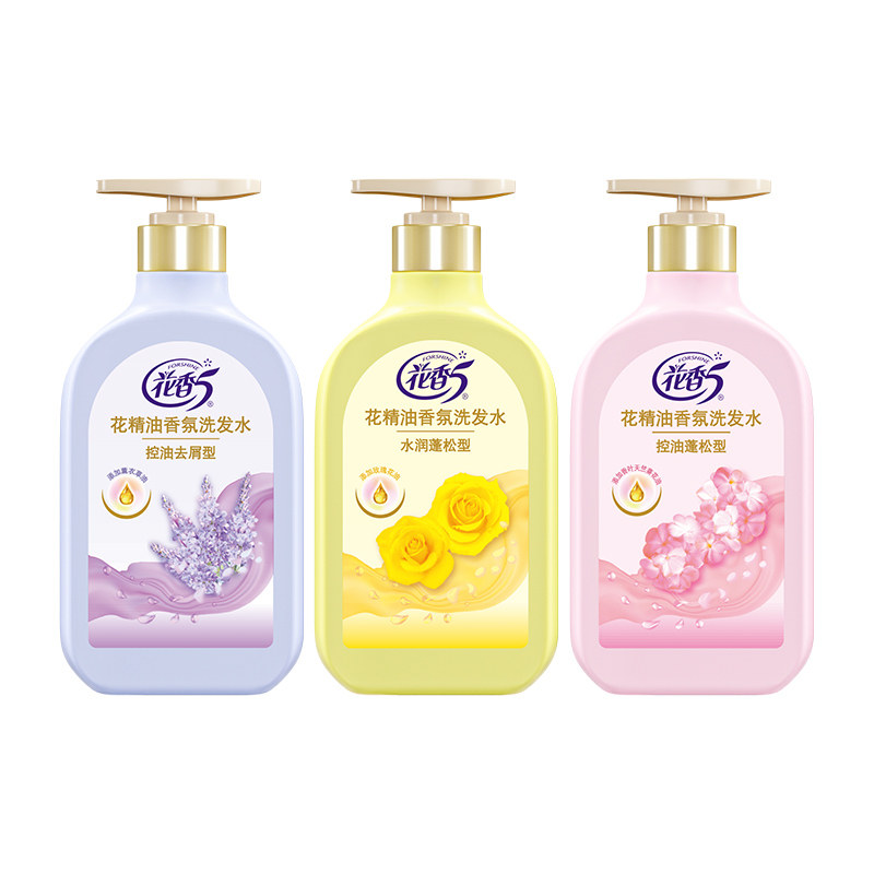【官方正品】花香5花精油洗发水