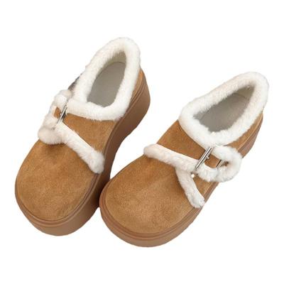 雪地靴冬季短靴保暖棉鞋女毛毛鞋