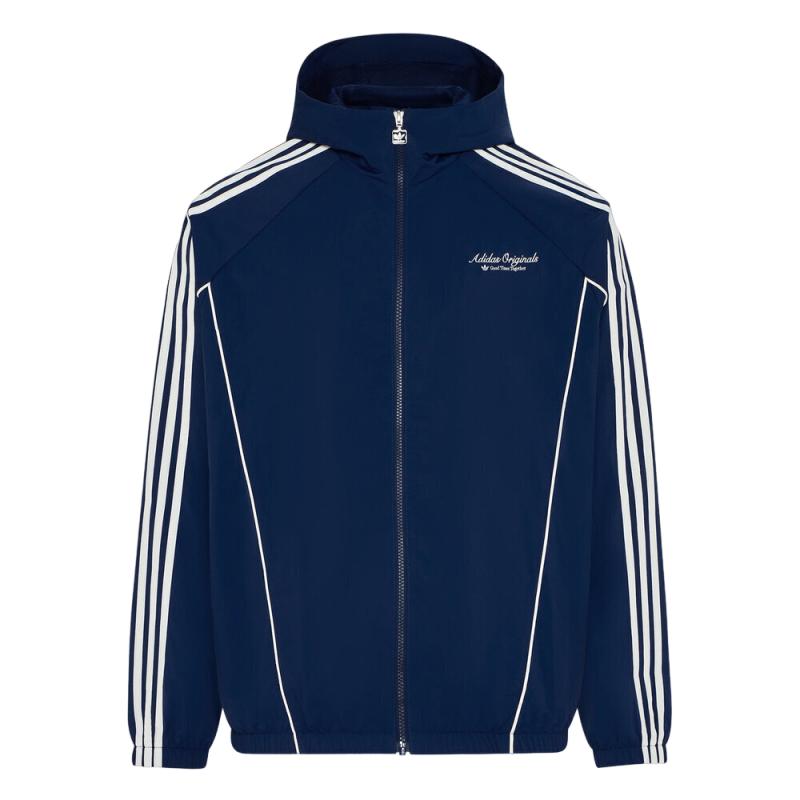 正品adidas阿迪达斯秋男子运动休闲舒适百搭夹克连帽外套KW3365