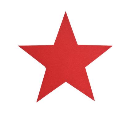 手拿镭射五角星表演道具红星闪闪