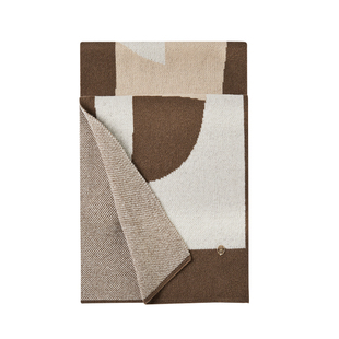 万事利秋冬新款羊毛围巾女冬季加厚保暖生日礼物围脖大披肩--蒙特