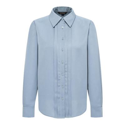 Scofield女装简约光泽感缎面衬衫