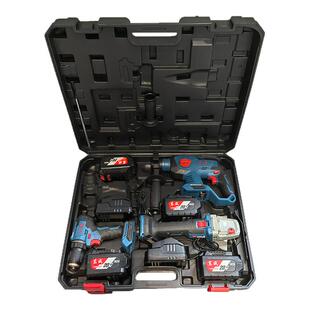 东成无刷锂电四件套充电电锤角磨机电动扳手电钻东城电动工具套装