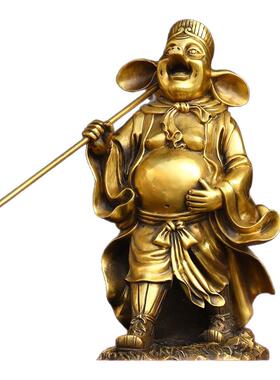 纯铜猪八戒摆件西游记天蓬元帅二师兄像大智吉祥客厅玄关工艺礼品