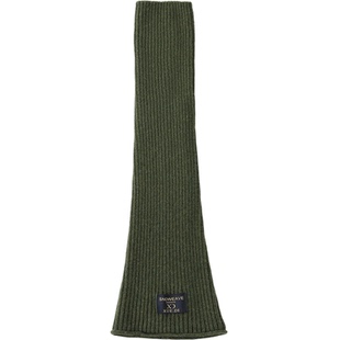 Rougo罗口军绿色羊毛长筒针织袜套堆堆袜子过膝腿套保暖加厚秋冬