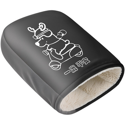 电动车手套冬季加绒保暖防雨防水