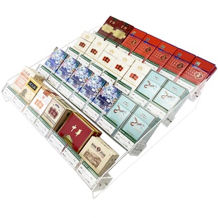 斜坡式细中支烟放烟的架子烟草卷烟盒超市售卖香烟架子展示架定制