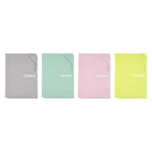 防脱落不掉页国誉大容量单片文件夹A4学生试卷资料分类整理收纳册办公资料文件夹多巴胺色资料夹单页夹