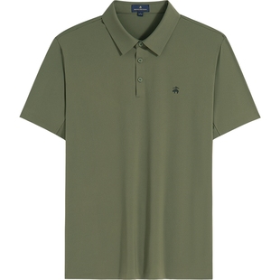 Brooks Brothers/布克兄弟男士春夏新款简约质感logo点缀polo衫