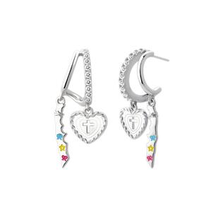 RecoPan魔女/原创设计创意鬼马怪诞少女感彩绘耳环耳饰