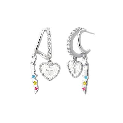 创意耳饰彩绘鬼马怪诞少女感