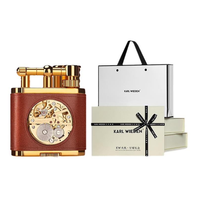KW卡尔威登打火机复古送男友生日礼物男生高颜值防风煤油火机男士