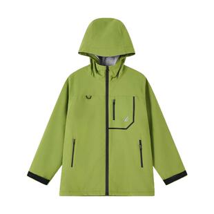 NAUTICA童装 男童女童加绒冲锋衣春秋季儿童户外三防软壳工装外套