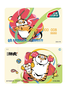 我不是胖虎官方联名北京一卡通交通卡公交地铁卡全国通用竞技运动