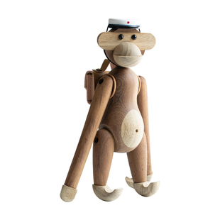 复核丹麦 猴子小号2OCM 柚木摆件玩具 可选书包帽子围裙套餐