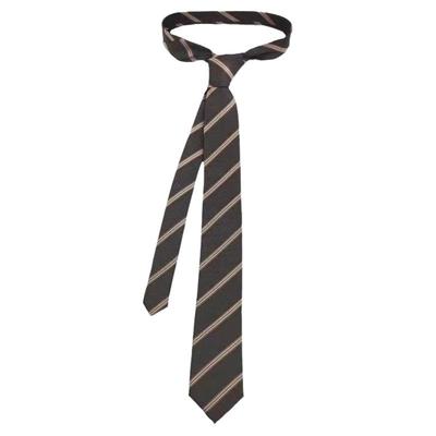 咖啡条纹jk领带女芭比姨画解少女