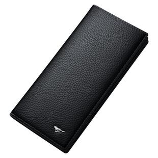 七匹狼钱包男士长款潮牌真皮2025新款皮夹软牛皮大容量学生零钱包