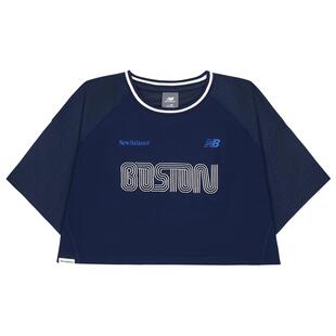 张员瑛同款|New Balance NB26年夏女速干圆领运动短袖T恤WT61E0BR