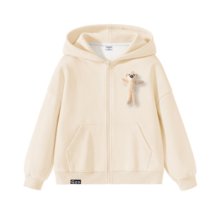 it GROUNDZERO女童外套春季卫衣2026新款儿童春装春秋款女大童薄