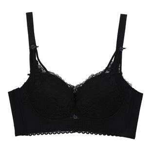 100%感觉百分百电子厂无磁内衣女过安检中厚聚拢云感棉文胸1657