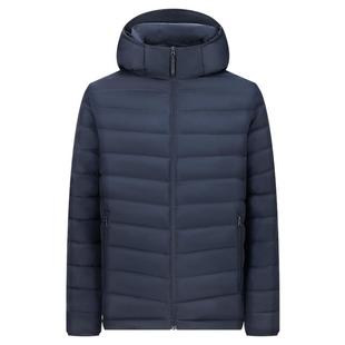 波司登2025新款休闲三防轻薄排骨羽绒服男士短款连帽保暖外套防寒