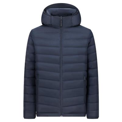 三防轻薄排骨条羽绒服男短款连帽