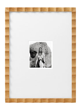 简约实木相框定制任意尺寸洗照片打印装裱新中式国画框挂墙展示架