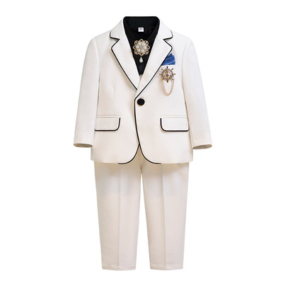 儿童西装套装男童花童礼服演出服