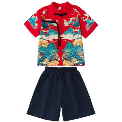 六一儿童演出服幼儿园中国风服装汉服男童小学生合唱啦啦队表演服
