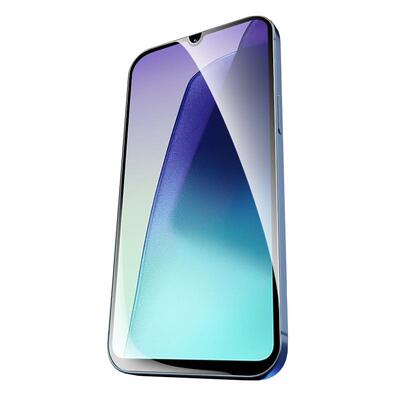 奔雀适用于红米14R手机膜新款全屏防指纹14c钢化膜超清画质抗爆防摔保护膜Redmi高清护眼抗蓝光无白边玻璃膜